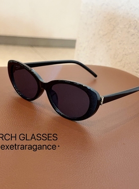 一路繁花刘嘉玲同款墨镜女潮猫眼小框防紫外线高级感近视太阳眼镜