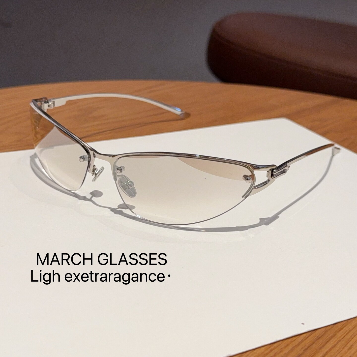 老钱风金属猫眼墨镜女潮y2k辣妹科技高级感方圆脸防紫外线太阳镜