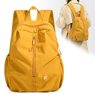 超轻便防水尼龙布双肩包女户外旅行登山大容量背包男旅游小背包