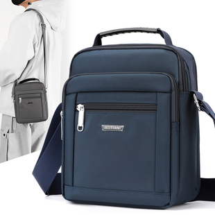 男士轻便商务休闲单肩包迷你小背包上班通勤旅行爸爸贴身斜挎包