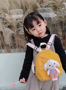 幼儿园书包毛绒卡通幼儿双肩包