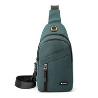 Business chest bag, men's crossbody bag, single-shoulder bag, canvas casual backpack, sports small bag, Oxford cloth bag, Korean style trend thumbnail 8