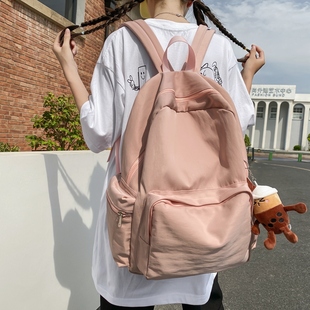 双肩包2023新款 女通勤大容量旅游旅行背包女士大学生书包男上班族