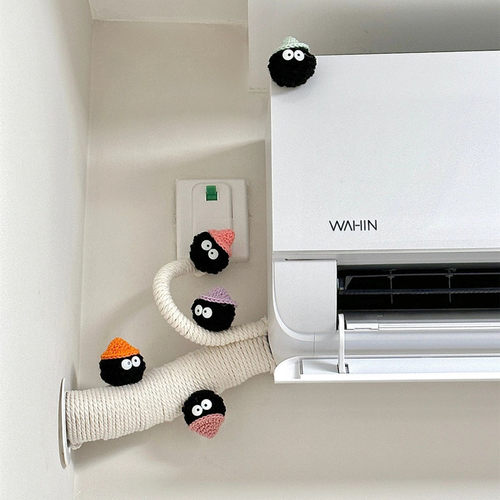 新小动物空调管子装饰遮挡客厅美化森系包水管暖气管道燃气管遮丑