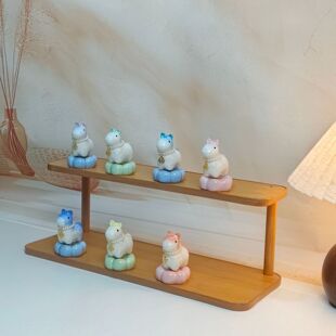 马上有钱!景德镇结晶釉贵气转运马陶瓷转转新年摆件可爱送人好运