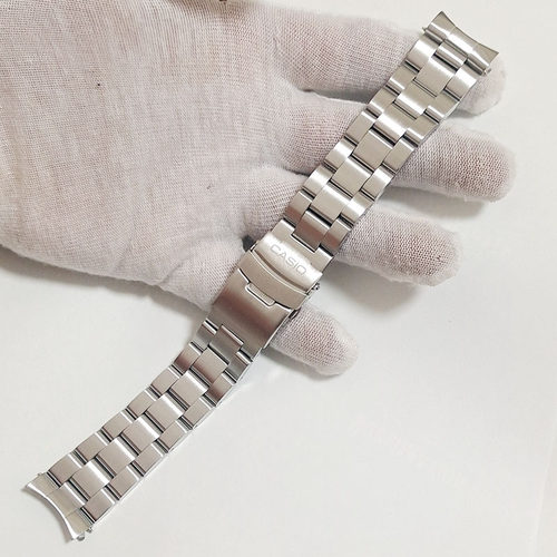 适配剑鱼MDV-106手表带MDV-107钢带精钢表链不锈钢实心钢链男22mm