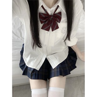 Jk衫 女式 秋季 JIC 学校用品短袖 长袖 制服日式 角襟手风琴褶 小耐