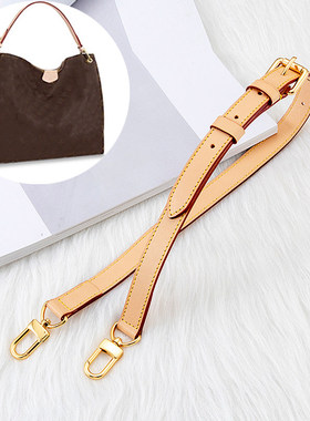 JIC适用lv graceful包包改造植鞣革斜挎肩带Delightful真皮包带配