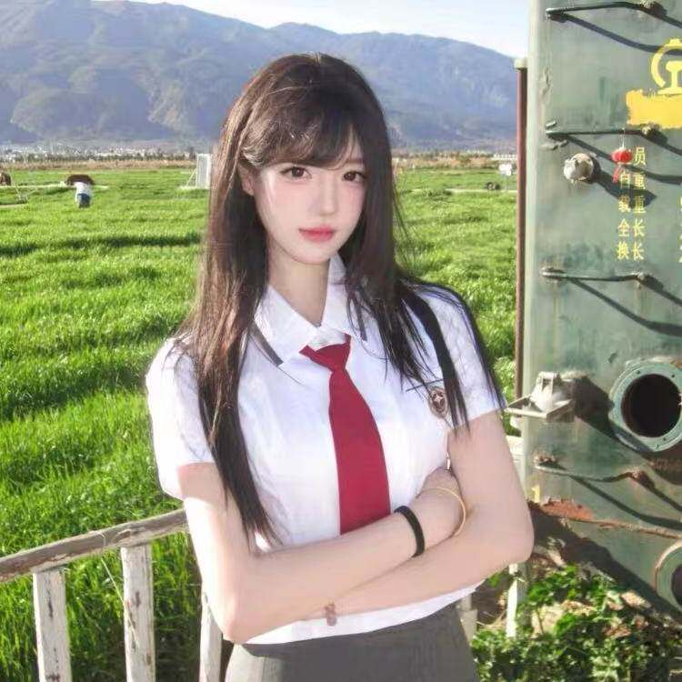 JIC韩国校服收腰衬衫女jk
