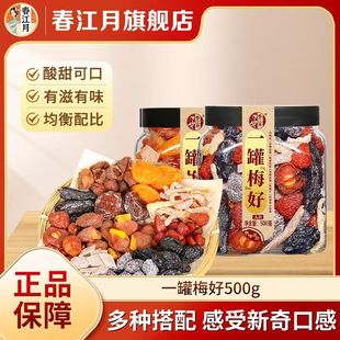 春江月一罐梅好500g一包梅子大杂烩梅有芒果系列话梅蜜饯果脯组合