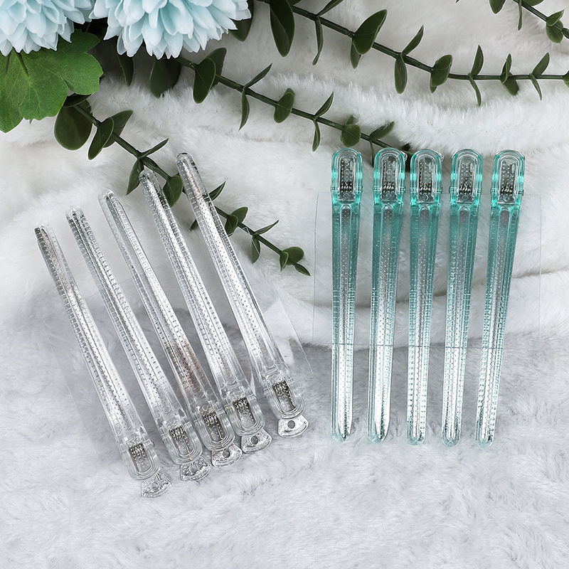 美发夹子无痕夹鸭嘴夹大号透明