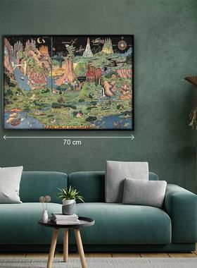 想象之地拼图拼接一千片成人1000