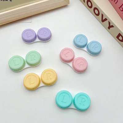 简约可爱ins风美瞳盒隐形眼镜