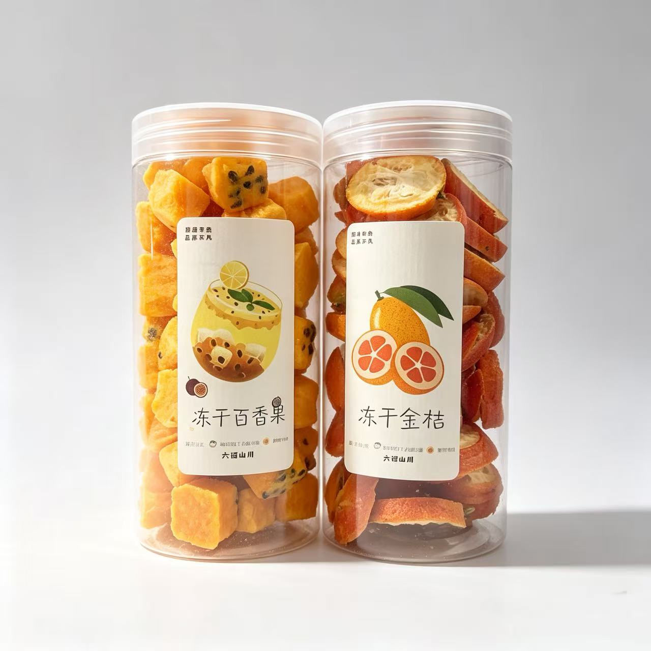 夏日好搭子冷泡茶冻干百香果冻干金桔夏日水果茶无添加