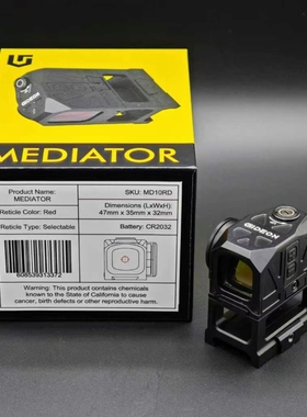 GIDEON 三变点金属MEDIATOR高清抗震弹弓一倍镜望远观察镜装饰镜