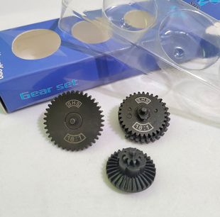 守护神18比1钢切金属齿轮锦明软弹枪ldt金属二号波箱内改ATM齿轮