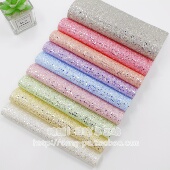 DIY发饰拼豆烫豆格利特材料 大小亮片夏日糖果色闪粉皮革布