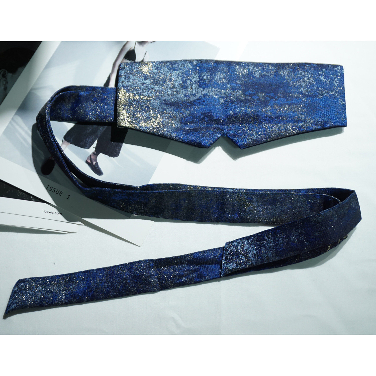 可调腰围松紧腰鎏金提花加衬腰封复古文艺腰带时尚优雅连衣裙束腰