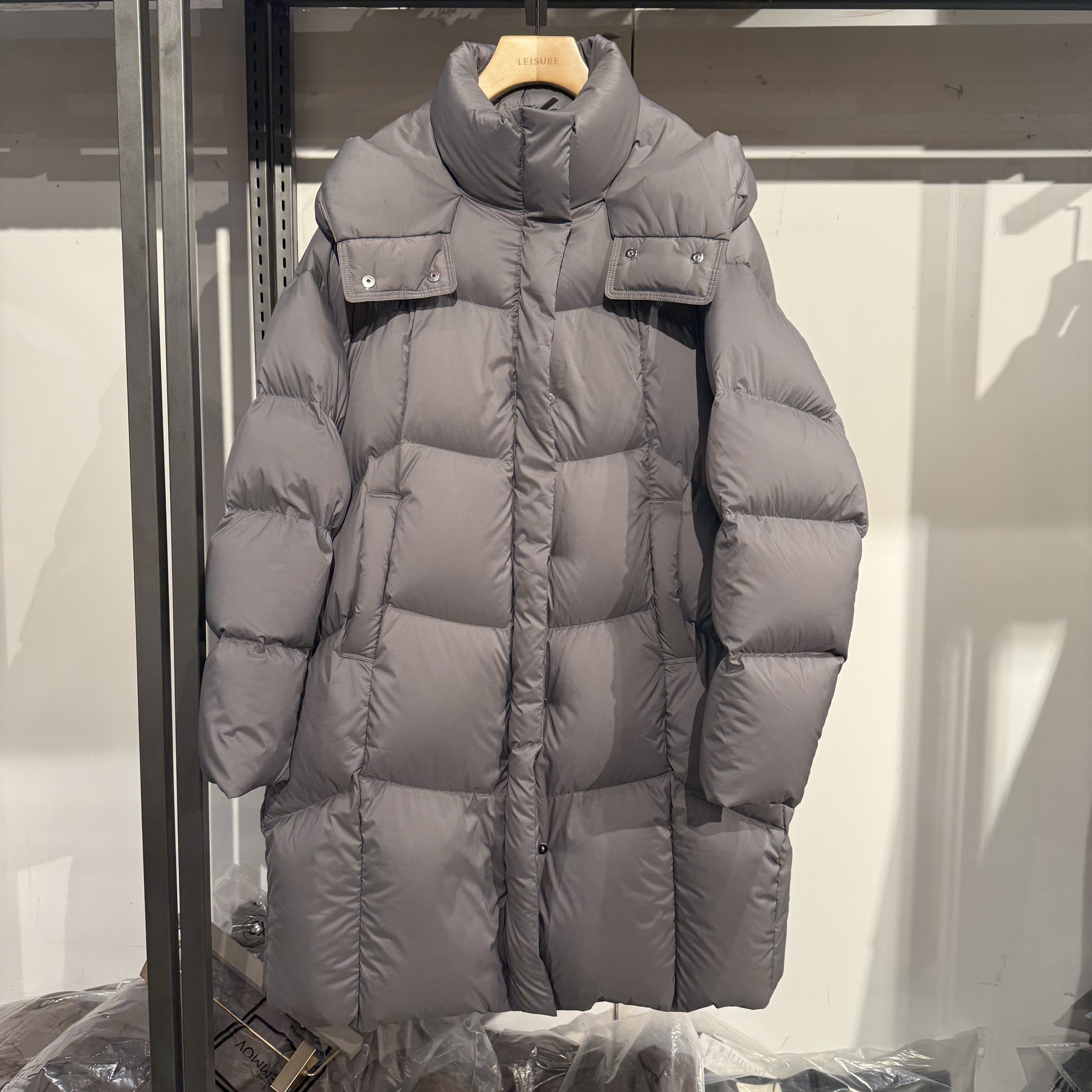 【90鸭绒】彩家X系列24冬女长款羽绒服连帽加厚款1946Y