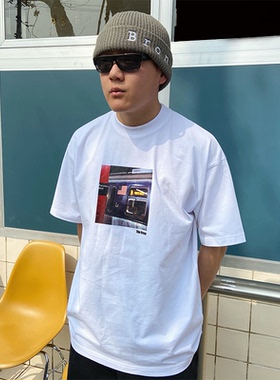 TheBronx基础款美式街头嘻哈夏季印花圆领短袖T恤滑板街舞Bboy