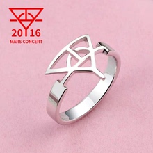 华晨宇同款戒指纯银韩版简约个性情侣百搭男女华晨宇戒指手链周边