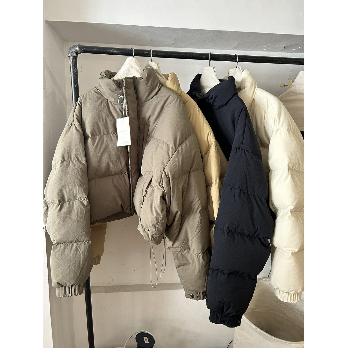 鬼鬼家正品韩代东大门春 云朵欧包下摆抽绳立领保暖韩女鹅绒服4色,女装/女士精品,羽绒服,淘宝优惠券,粉丝福利购,淘宝优惠卷