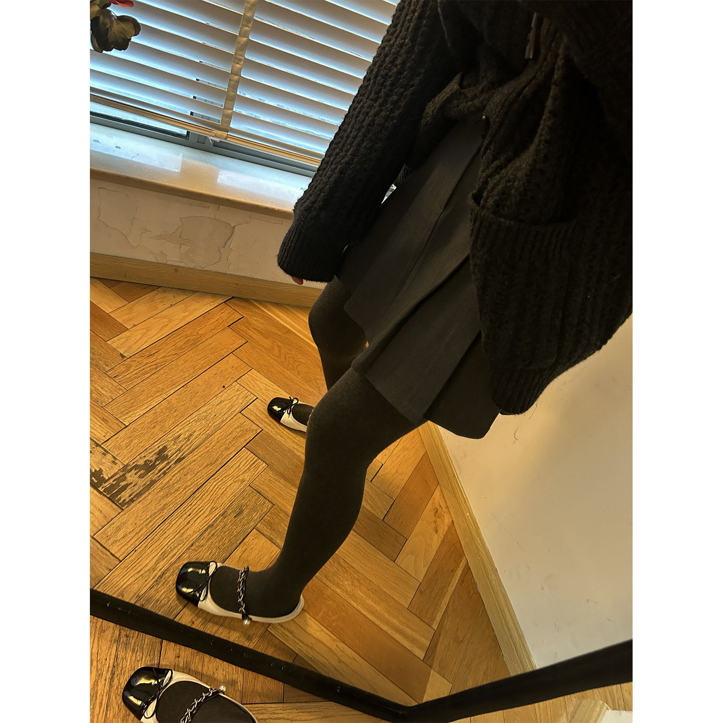 现货 正品韩代东大门秋 学院风灰色防走光高腰A字百褶半身裙短裙