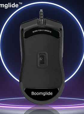 热销顺滑高铝硅钢化玻璃鼠标脚贴雷蛇毒蝰迷你玻璃脚垫足贴玻璃垫