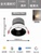 Nvc spotlight black cup [12w warm light 3000k] opening 7.5-8