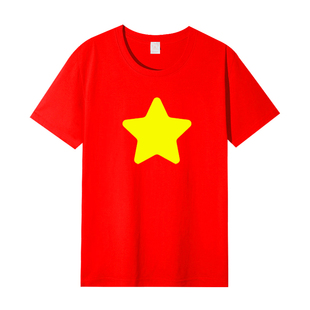 夏季宇宙五星短袖T恤美漫Steven Universe宇宙小子史提芬纯棉半袖