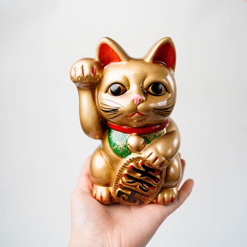 濑户烧招财猫存钱罐日式创意