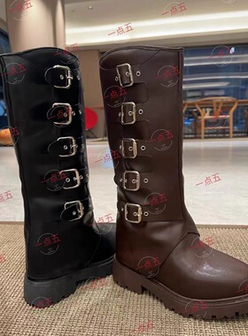 增高15CM-13CM长靴女士两穿可拆卸长筒原创定制女鞋经典黑咖色