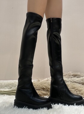 【鹦鹉梨推荐】增高13厘米过膝漫画腿靴子女士高端定制款正码正拍