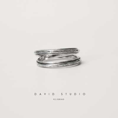 davidstudio小众先锋刻面戒指