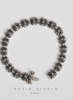 情侣手链david全手工制暗扣做旧