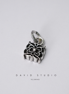davidstudio925纯银朋克吊坠