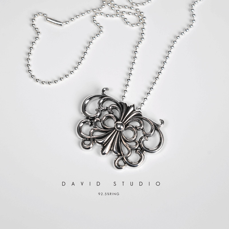 全手工制作纯银纯银圆珠链情侣图片