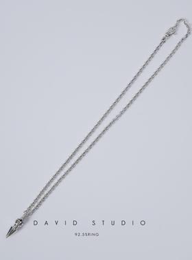 纯银中号子弹头同款欧美吊坠