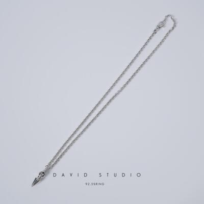 纯银中号子弹头同款欧美吊坠