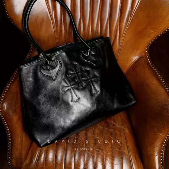 David Custom S Imported Italian Top Grain Genuine Leather Women's Shoulder Handmade Backpack Trendy Versatile