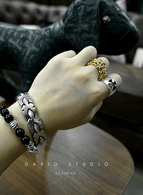 david家火焰高逼格925纯银手链