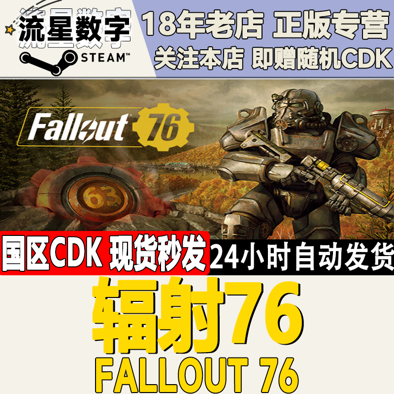 steam正版辐射76角色扮演多人