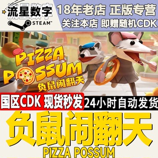 Steam正版国区KEY 负鼠闹翻天 Pizza Possum 激活码CDKEY现货秒发