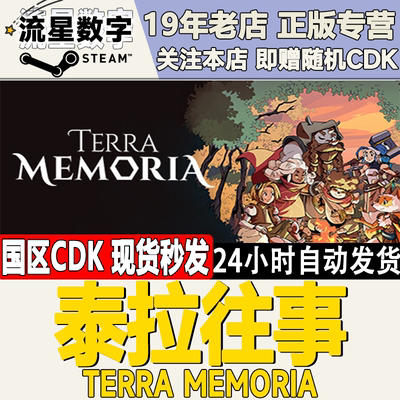 Steam正版国区KEY 泰拉往事 Terra Memoria 激活码CDKEY现货秒发
