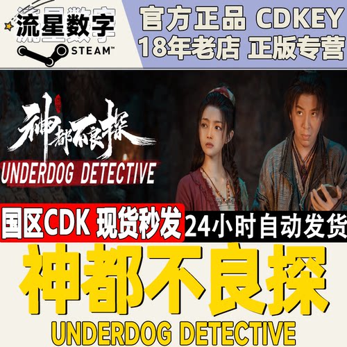 Steam神都不良探国区正版KEY