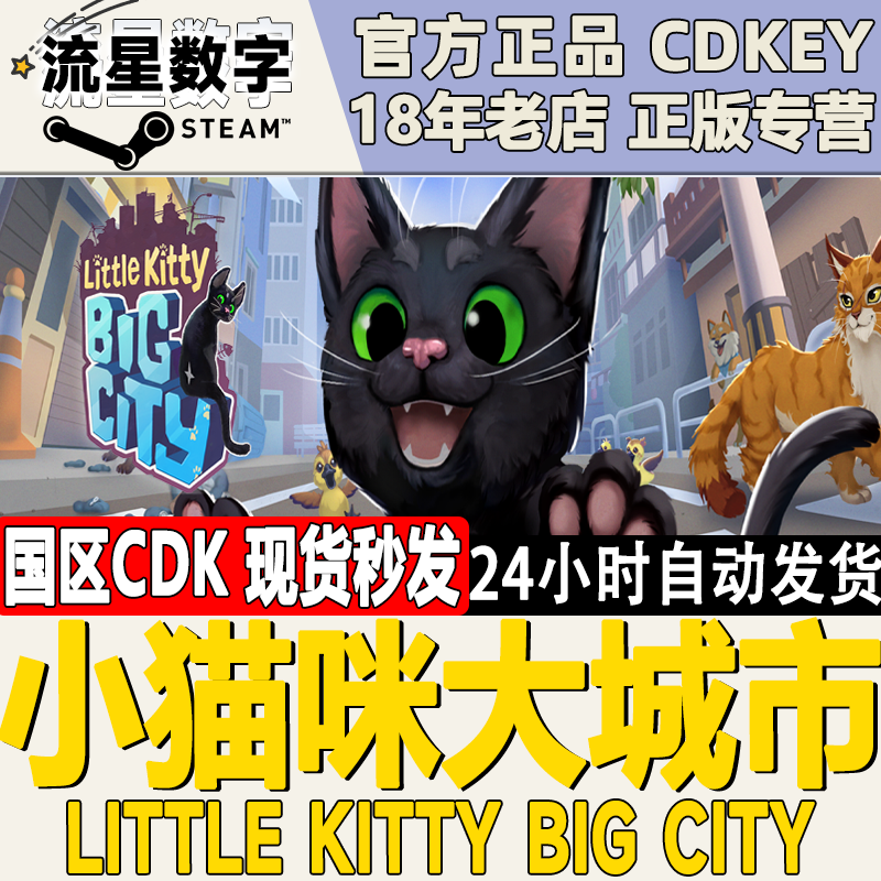 Steam小猫咪大城市国区KEY