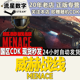 Steam正版国区KEY 威赫战线 MENACE 激活码CDKEY现货