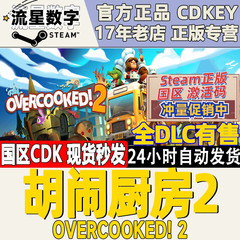 steam正版国区key胡闹厨房2 Overcooked2 分手厨房2 激活码CDKEY