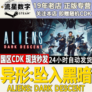 Aliens 异形坠入黑暗 Dark Descent CDK Steam正版 激活码 国区KEY