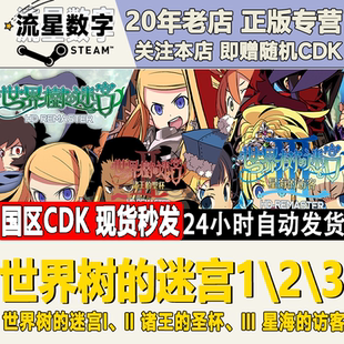 诸王 圣杯 星海 Steam正版 激活码 世界树迷宫123 访客 国区KEY